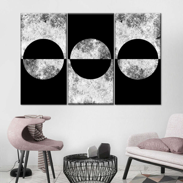 Black Background Abstract Wall Art