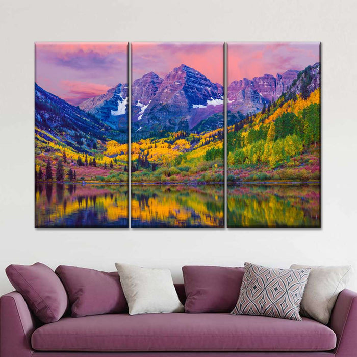 Maroon Bells Autumn Beauty Wall Art