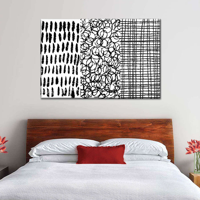 Bold Scribbles Abstract II Wall Art