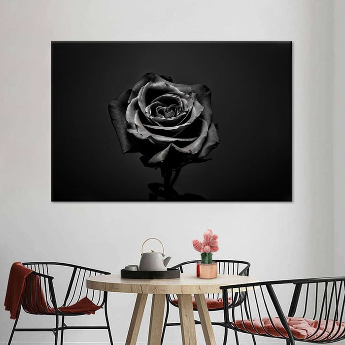 Black Rose Wall Art