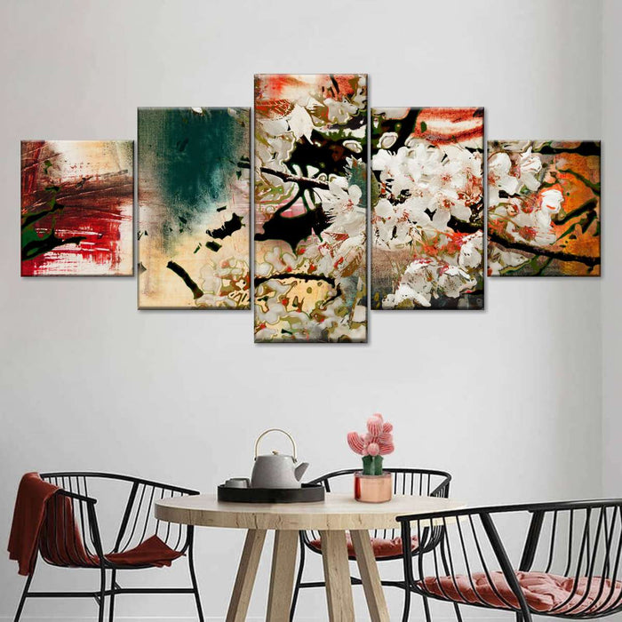 Japanese Flower Wall Art