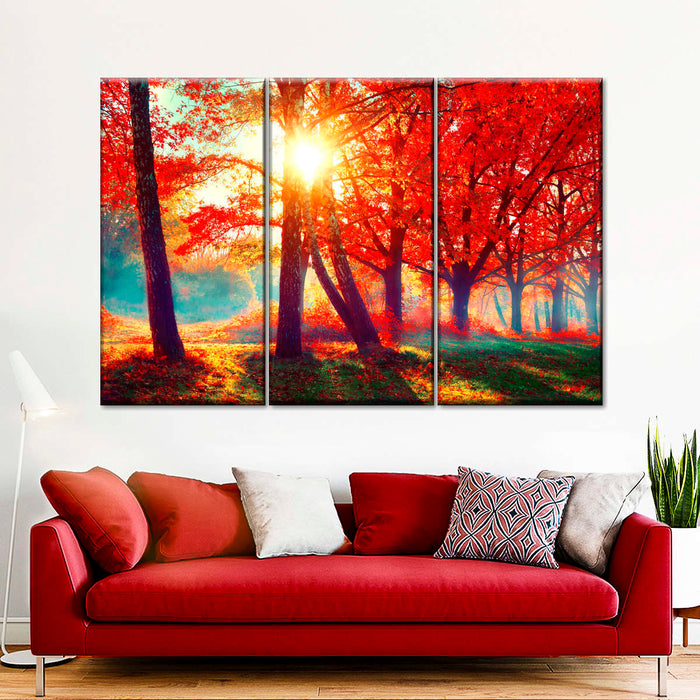 Ethereal Fall Landscape Wall Art