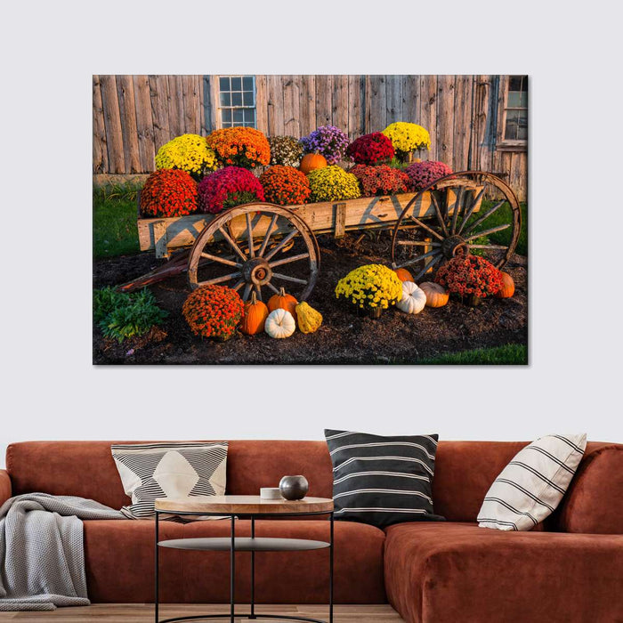 Flower Vending Stall Wall Art