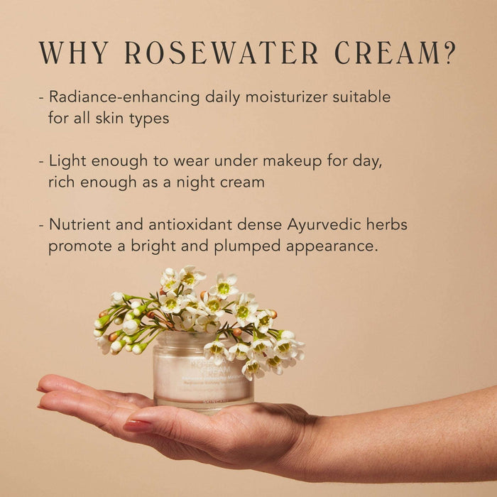 ROSEWATER CREAM | Radiance Enhancing Moisturizer