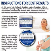 COLEHERBALS 20 - Dr. Cole's Muscle Ease Soaking Salts Herbal