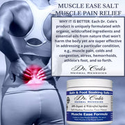 COLEHERBALS 20 - Dr. Cole's Muscle Ease Soaking Salts Herbal