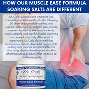 COLEHERBALS LLC 20 - Dr. Cole's Muscle Ease Soaking Salts Herbal Light Gray