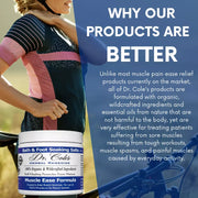 COLEHERBALS 20 - Dr. Cole's Muscle Ease Soaking Salts Herbal