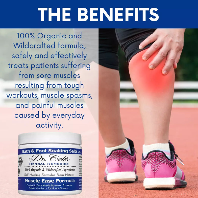 COLEHERBALS 20 - Dr. Cole's Muscle Ease Soaking Salts Herbal