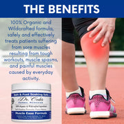 COLEHERBALS LLC 20 - Dr. Cole's Muscle Ease Soaking Salts Herbal Misty Rose
