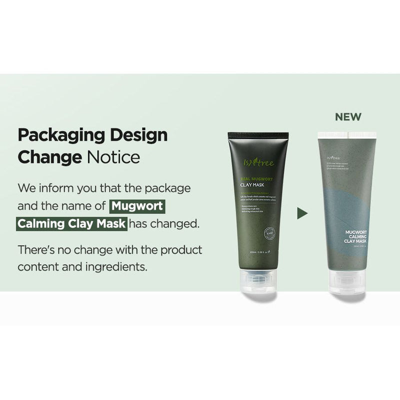 AsiaBeautyMall Isntree Mugwort Calming Clay Mask 100ml Face Mask