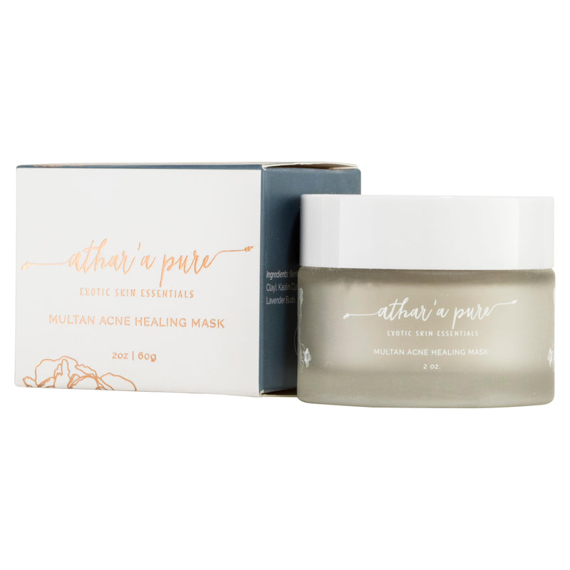 Athar'a Pure Multan Acne Activated Charcoal Healing Mask Face