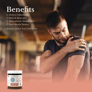 Euphoric Herbals Muscle Mend Salve Salve Black 8oz,4oz,1oz