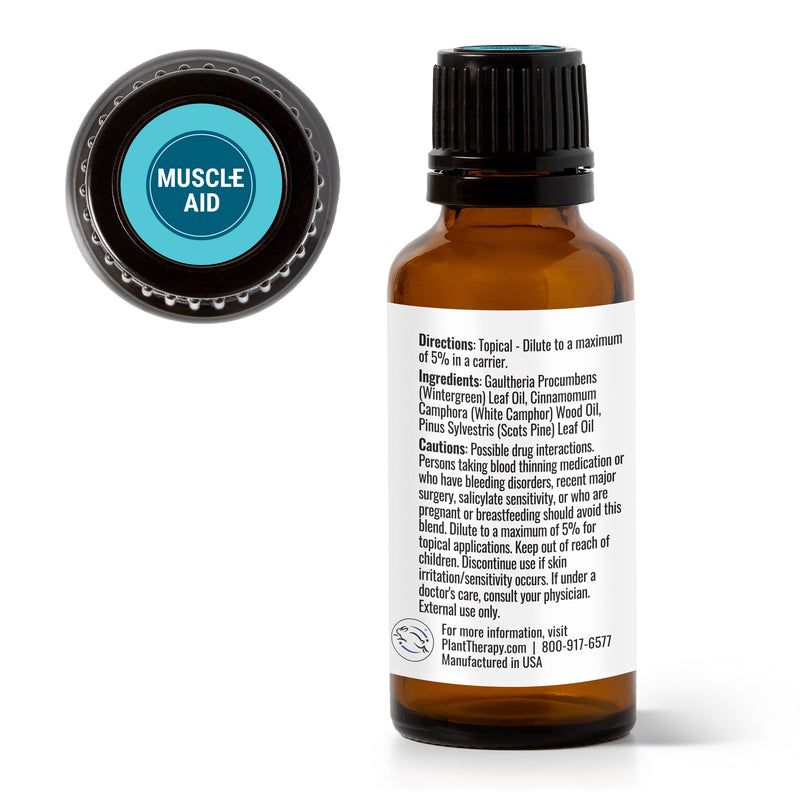 Plant Therapy Muscle Aid Essential Oil Blend Essential Oil
