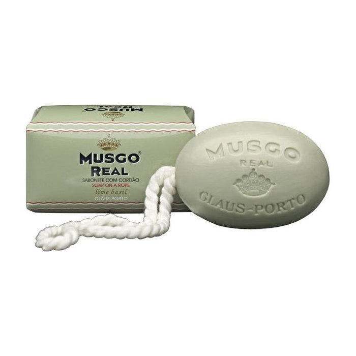 Musgo Real Lime & Basil Scent Soap on a Rope 190gr (Old Packaging)