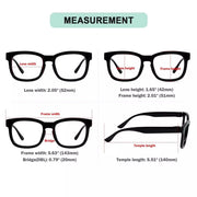 eyekeeper.com (Must Buy Both Eyes) Metalless Screwless Reading Glasses with Different Strength PR033 (Black) Eyeglasses