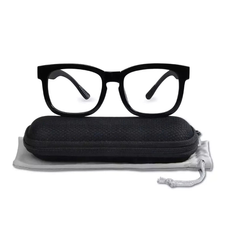 eyekeeper.com (Must Buy Both Eyes) Metalless Screwless Reading Glasses with Different Strength PR033 (Black) Eyeglasses