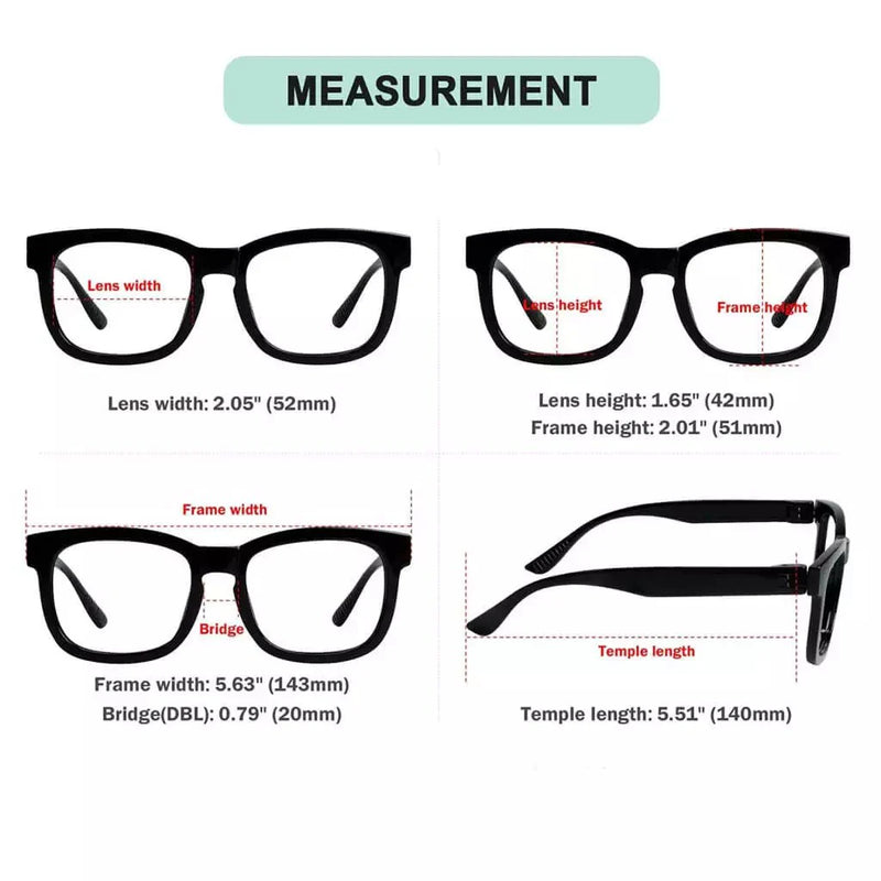 eyekeeper.com (Must Buy Both Eyes) Metalless Screwless Reading Glasses with Different Strength PR033 (Green) Eyeglasses