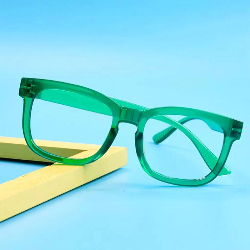 eyekeeper.com (Must Buy Both Eyes) Metalless Screwless Reading Glasses with Different Strength PR033 (Green) Eyeglasses