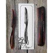 Brooklyn Grooming Men's Handmade Mustache - Beard Comb Comb