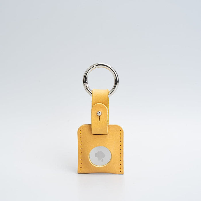 Leather AirTag Keychain by Geometric Goods