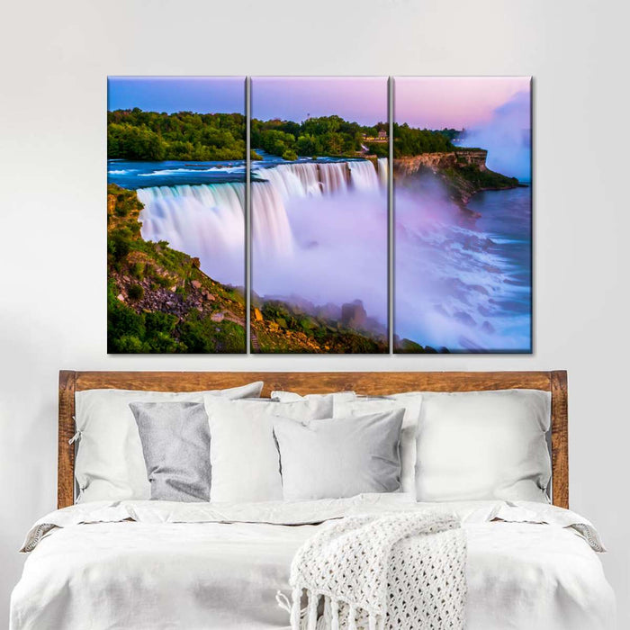 Evening At Niagara Falls Wall Art