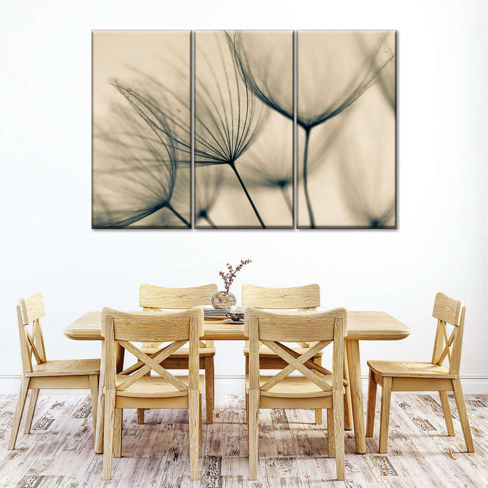 Dandelion Flower Seeds Wall Art