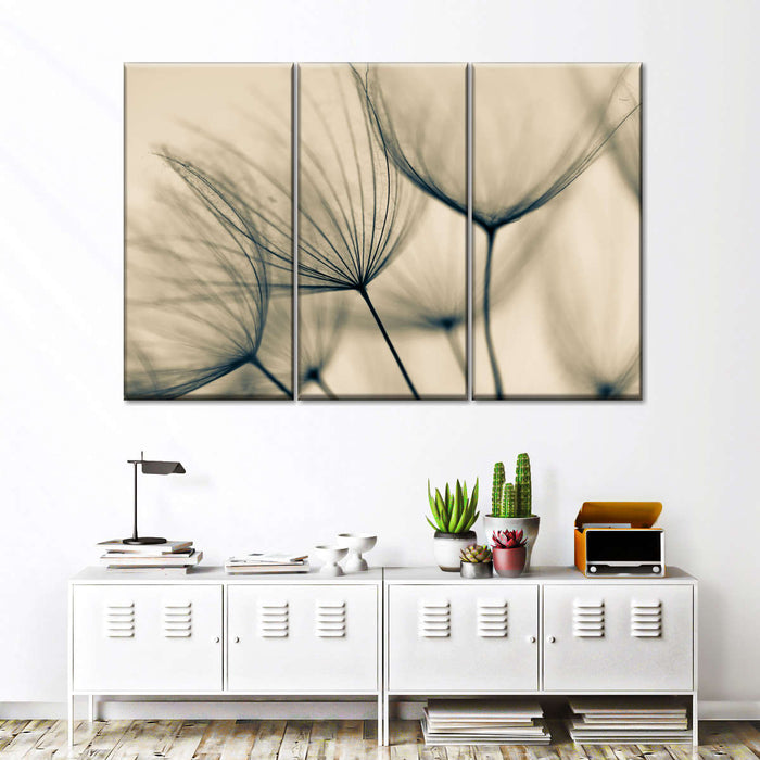 Dandelion Flower Seeds Wall Art