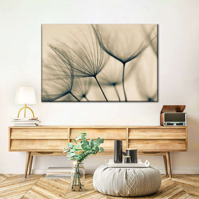 Dandelion Flower Seeds Wall Art