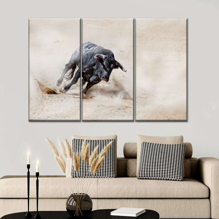 Charging Bull Wall Art