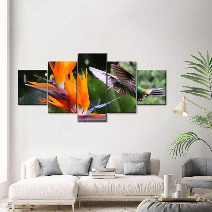 Flying Hummingbird Wall Art