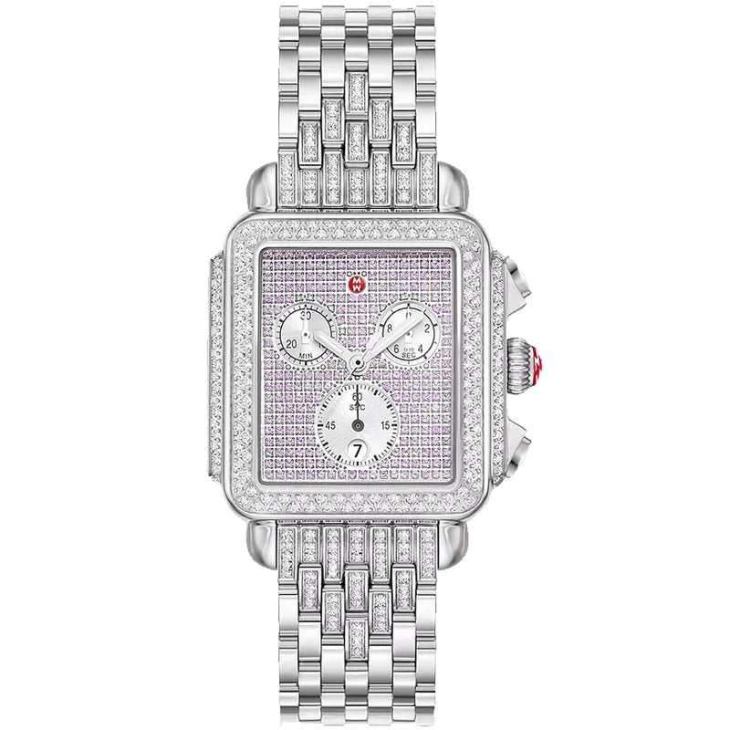 Bids.com Michele Women's Limited Edition Deco Diamond Watches