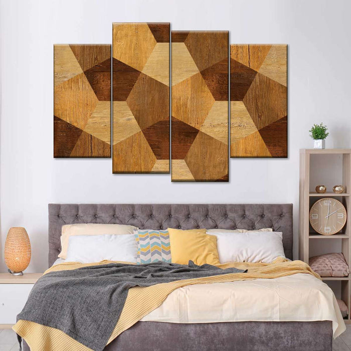 Abstract Wood Decor Wall Art