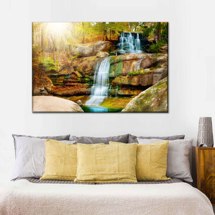 Dazzling Waterfall Wall Art