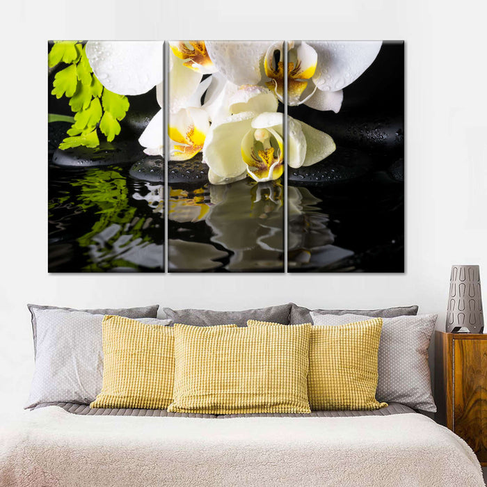 Delicate Zen Orchids Wall Art