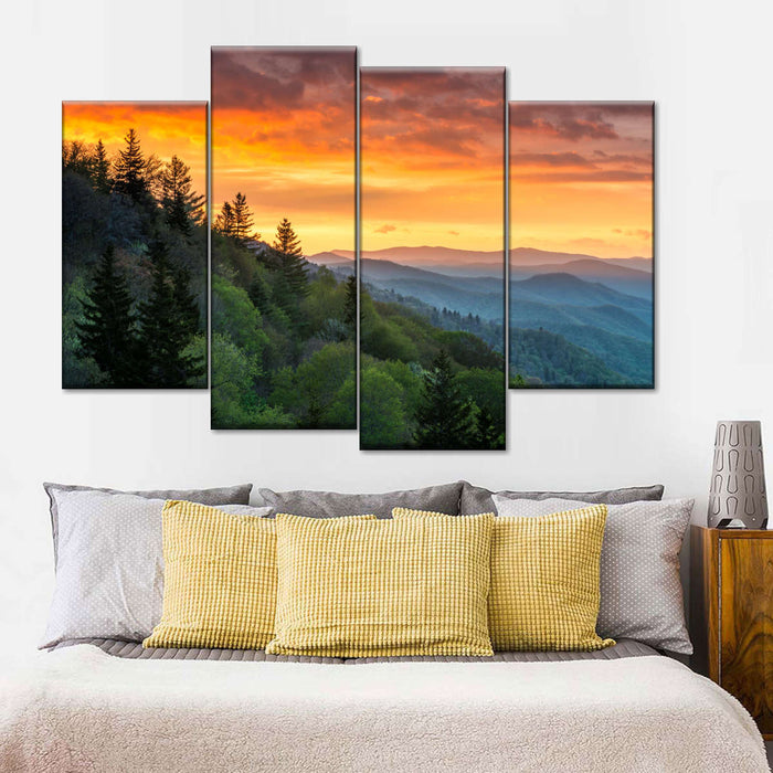 Mountain Sunrise Wall Art