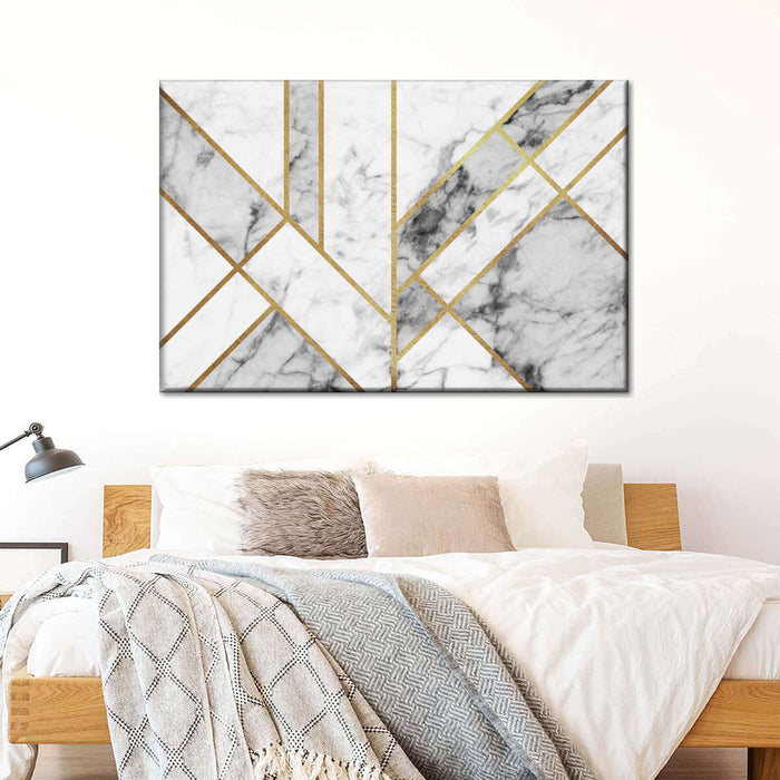 Marble Texture Geometric Abstract Wall Art