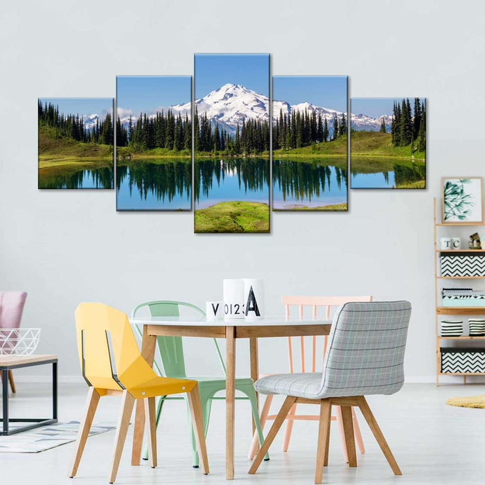 Mount Rainier Little Lagoon Wall Art