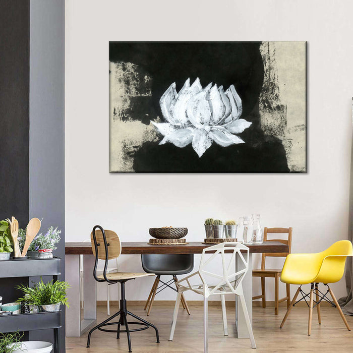 Black And White Floral Wall Art