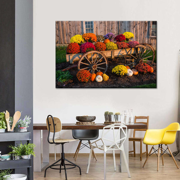 Flower Vending Stall Wall Art