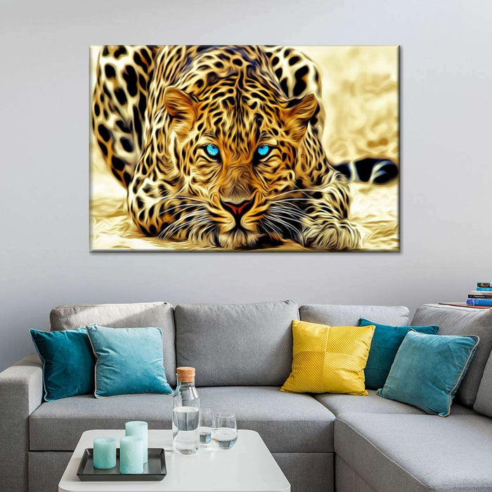 Blue Eyed Jaguar Wall Art