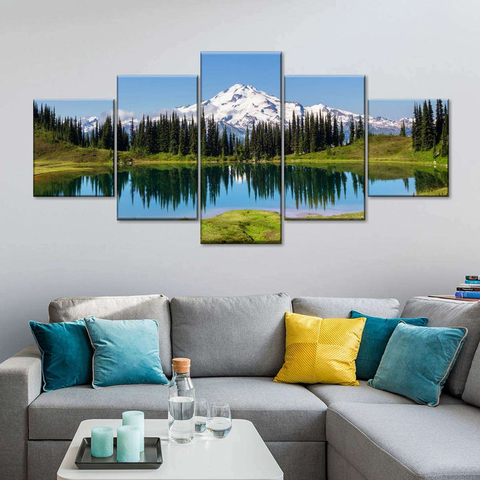 Mount Rainier Little Lagoon Wall Art