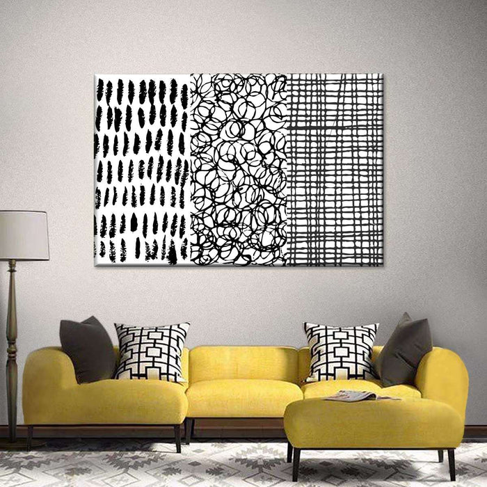 Bold Scribbles Abstract II Wall Art