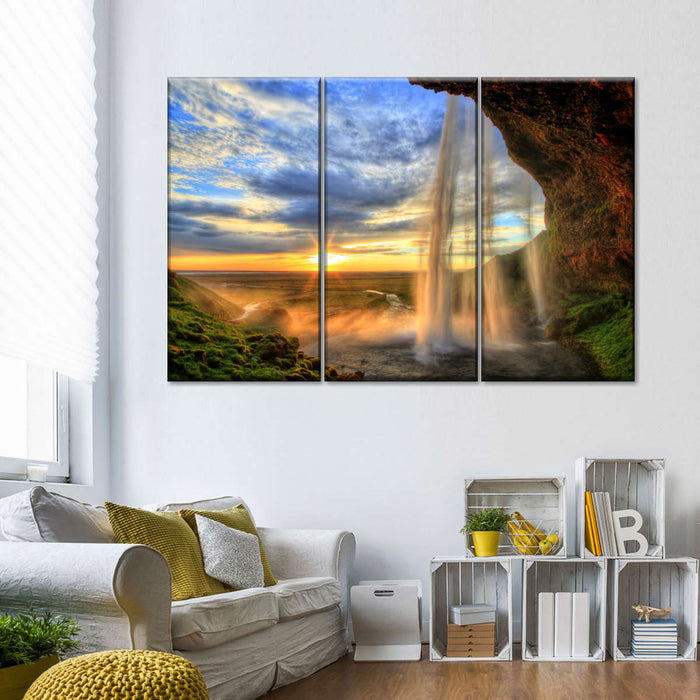 Mountain Waterfall Wall Art