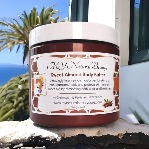 My Natural Beauty All Natural SWEET ALMOND Body Butter 16oz
