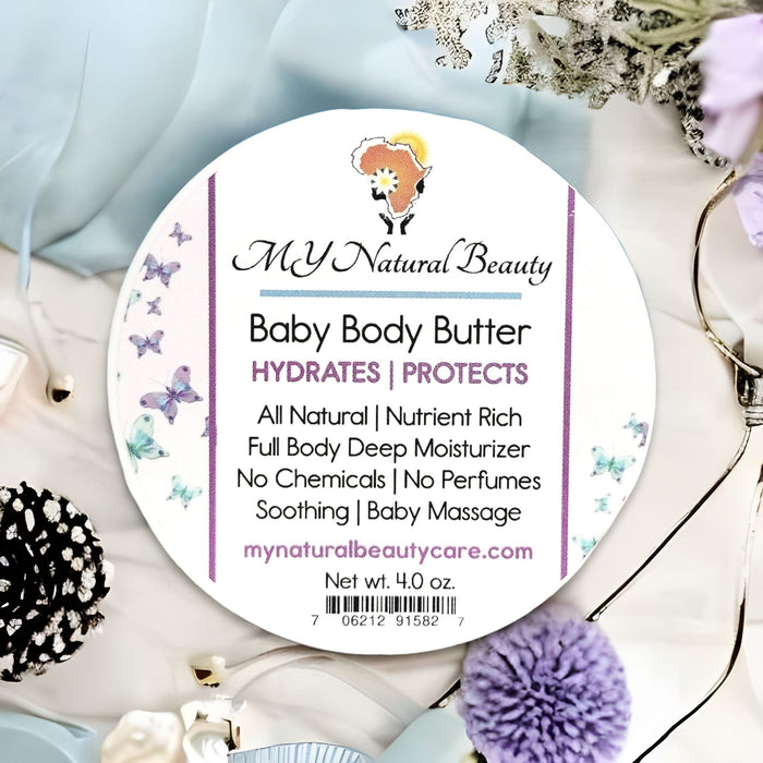 My Natural Beauty All Natural BABY BUTTER | CHAMOMILE and GARDENIA 4oz