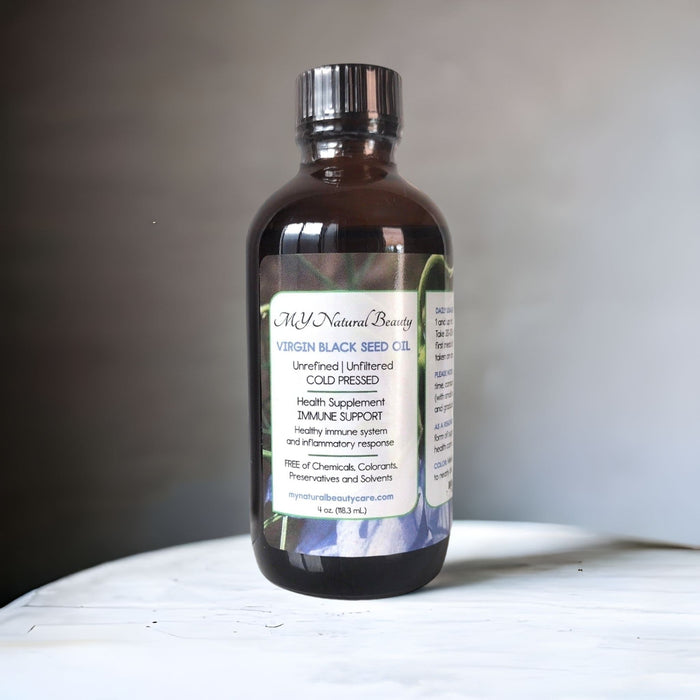 My Natural Beauty Black Seed Oil - Organic Cold Pressed 4oz