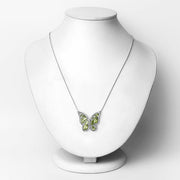 Bids.com 4.65 Carat Genuine Peridot .925 Sterling Silver Necklace Necklaces