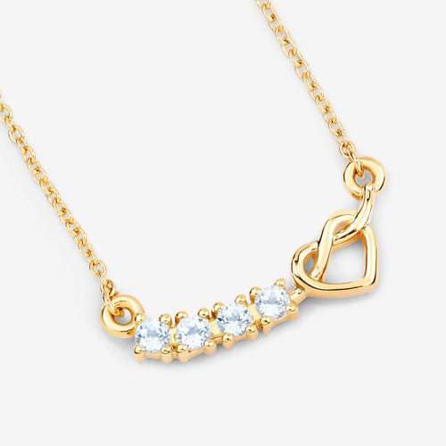 Bids.com 0.24 Carat Genuine Aquamarine .925 Sterling Silver Necklace Necklaces