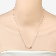 Bids.com 0.24 Carat Genuine Aquamarine .925 Sterling Silver Necklace Necklaces